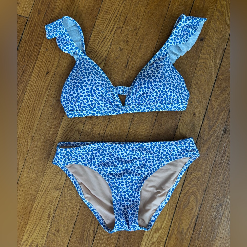 J. Crew Ditsy Floral Bikini XS